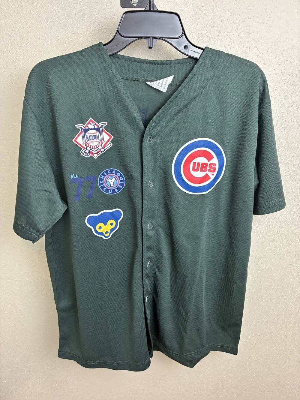 RARE Chicago Cubs MLB Jersey #23 Sz Small APC Promos Multiple Cubs Logos